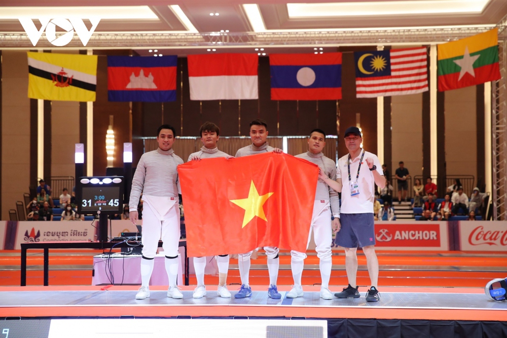 Trực tiếp SEA Games 32 ngày 15/5: Đấu kiếm giành HCV - Ảnh 1.