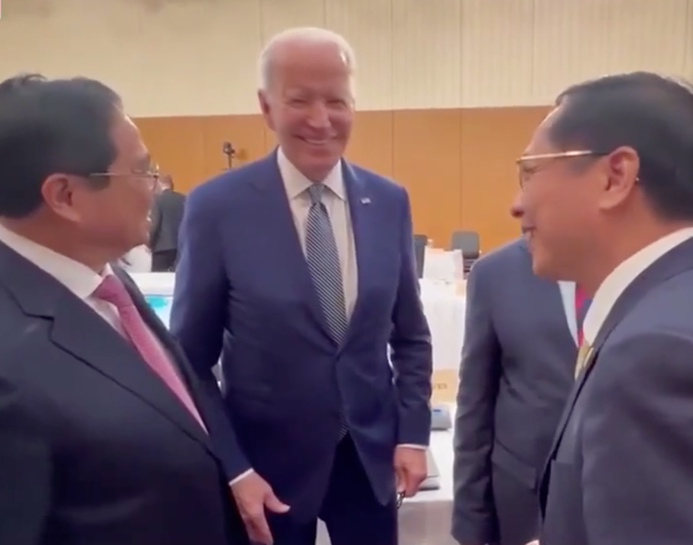 Thủ tướng Phạm Minh Chính gặp Tổng thống Mỹ Joe Biden - Ảnh 1. Thủ tướng Phạm Minh Chính gặp Tổng thống Mỹ Joe Biden - Ảnh 1.