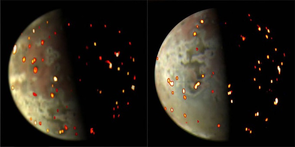 NASA chụp cận cảnh mặt trăng bị tra tấn bởi hành tinh mẹ - Ảnh 1.