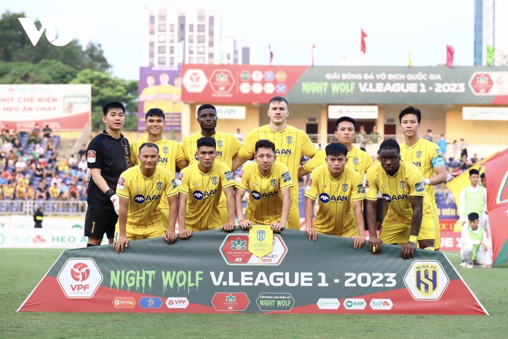 TRỰC TIẾP CLB Công an Hà Nội - SLNA: Vòng 9 V-League 2023 - Ảnh 1.