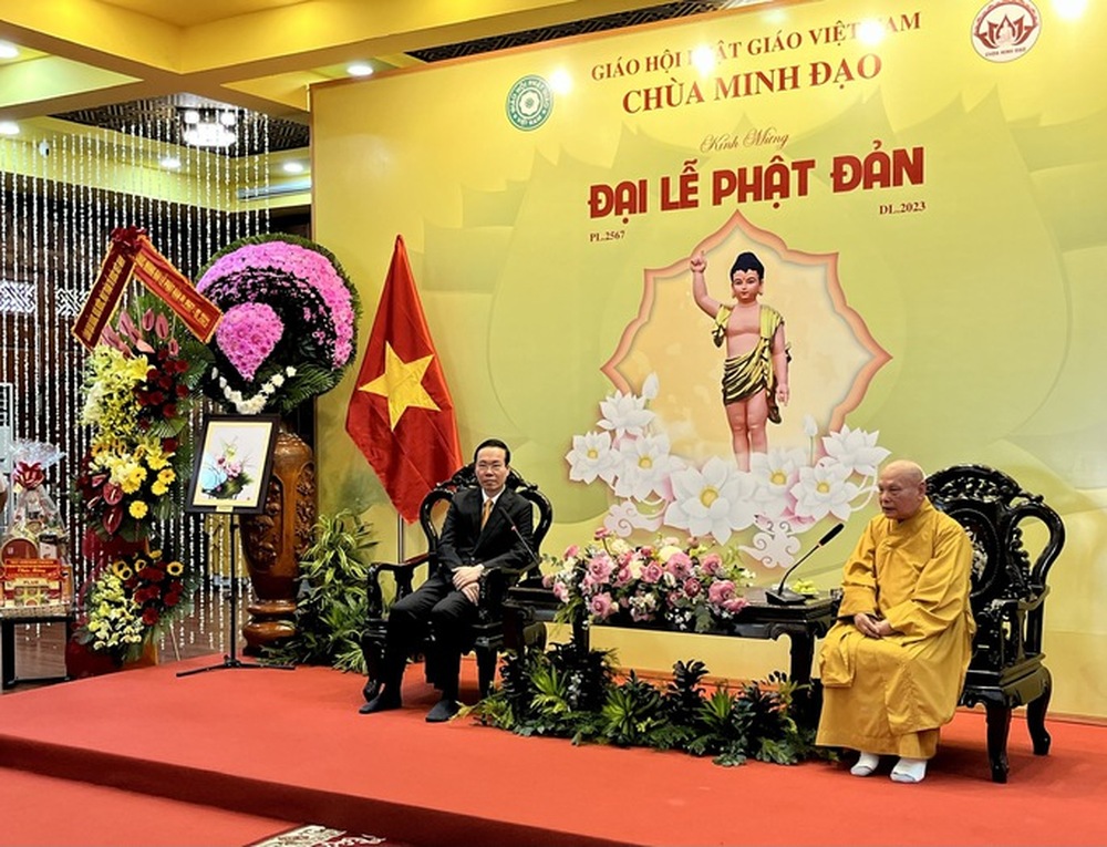 Chủ tịch nước Võ Văn Thưởng chúc mừng Đại Lễ Phật đản - Ảnh 5.