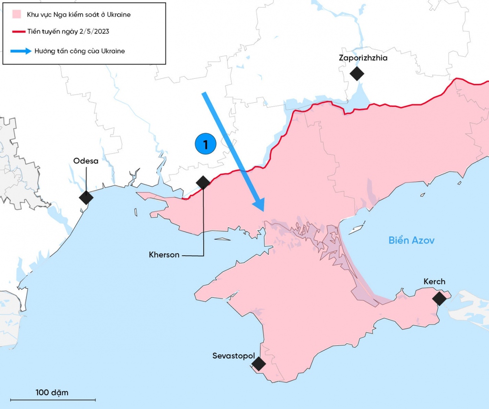 3 lựa chọn phản công của Ukraine và mức độ khả thi của từng kế hoạch - Ảnh 4.