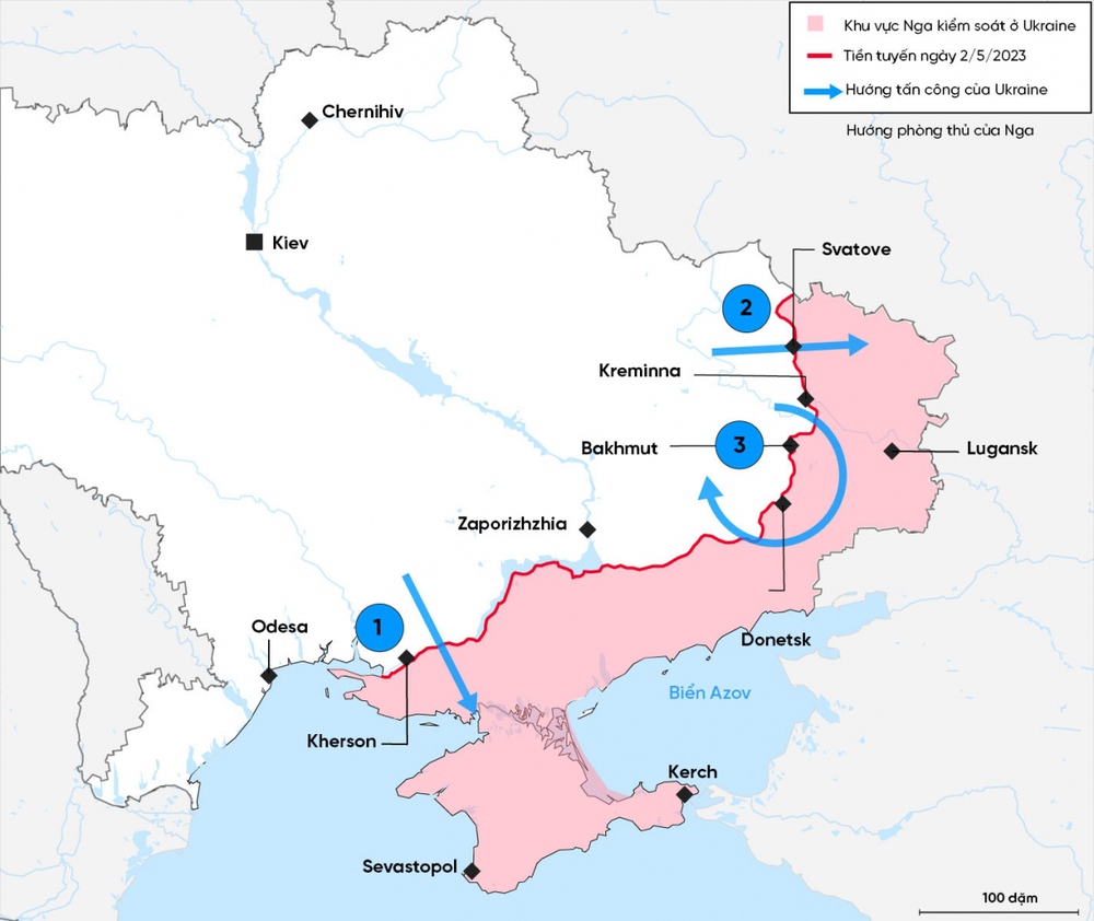 3 lựa chọn phản công của Ukraine và mức độ khả thi của từng kế hoạch - Ảnh 3.