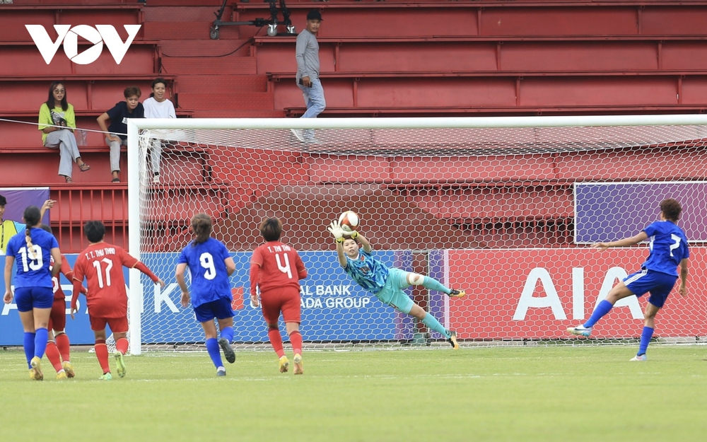 Cầu thủ nữ Việt Nam và Philippines cùng tâm trạng sau trận quyết đấu ở SEA Games 32 - Ảnh 1.