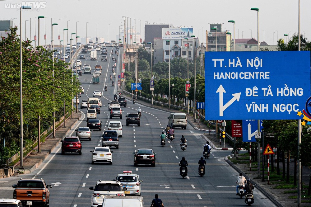 Ngắm từ trên cao tuyến đường 6.700 tỷ đồng mang tên Đại tướng Võ Nguyên Giáp - Ảnh 18. Ngắm từ trên cao tuyến đường 6.700 tỷ đồng mang tên Đại tướng Võ Nguyên Giáp - Ảnh 18.
