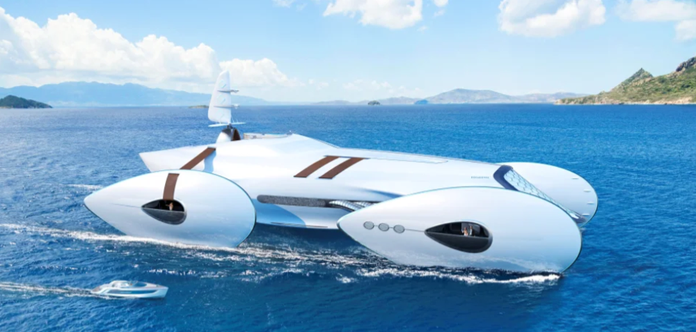 Mãn nhãn với siêu du thuyền của tỷ phú công nghệ có thiết kế giống xe đua - Ảnh 1.