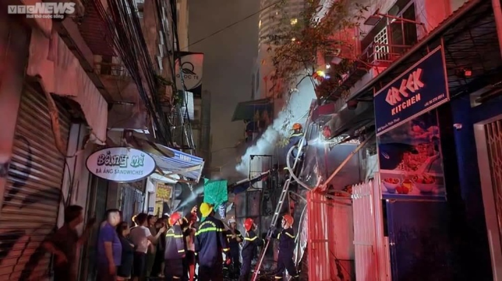 Hiện trường vụ cháy khiến 3 ông cháu tử vong ở Khánh Hòa - Ảnh 1.
