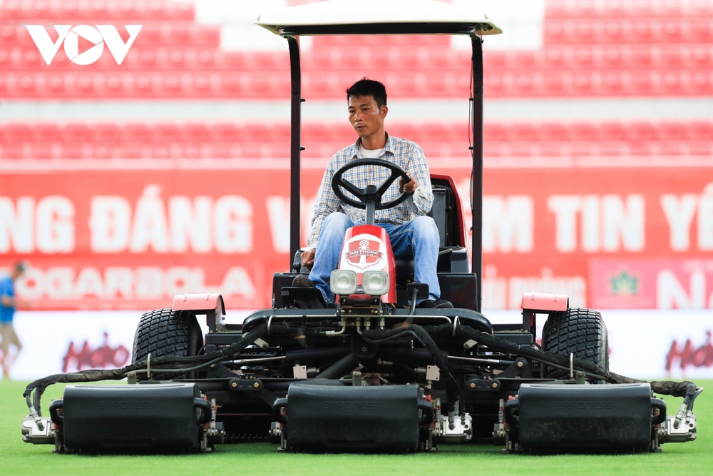 Sân Lạch Tray sẵn sàng cho trận ĐT Việt Nam gặp ĐT Hong Kong (Trung Quốc) - Ảnh 6.