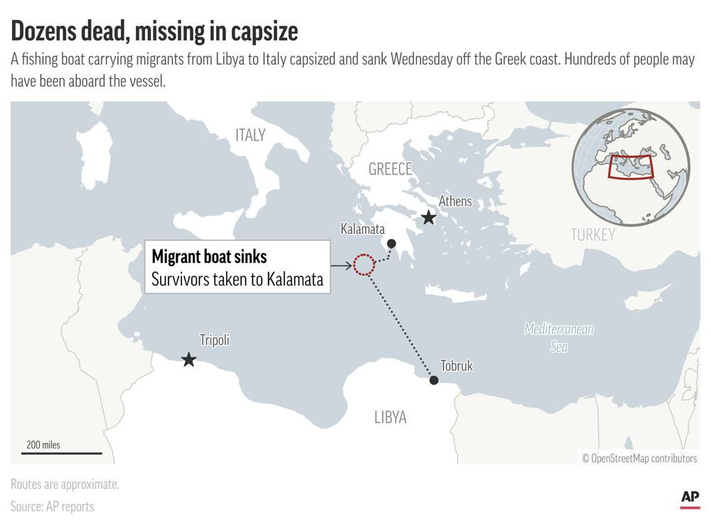 Vụ đắm tàu ​​​​Hy Lạp: Có 100 em nhỏ dưới hầm tàu, hơn 100 người sống sót đều là đàn ông - Ảnh 4.