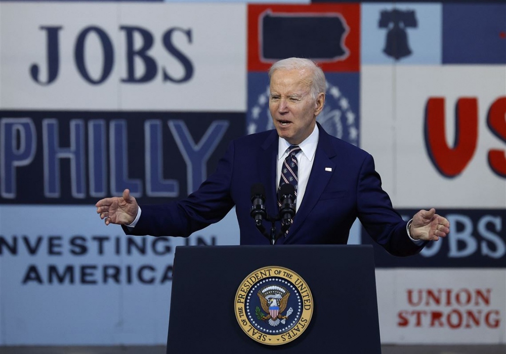 Tổng thống Biden khởi động chiến dịch tranh cử 2024 tại bang chiến trường Pensylvania - Ảnh 1.
