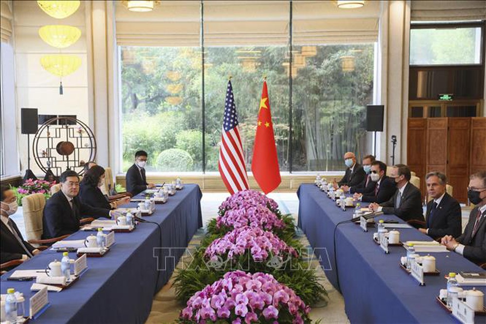 Hội đàm Ngoại trưởng Mỹ - Trung diễn ra tích cực - Ảnh 1.