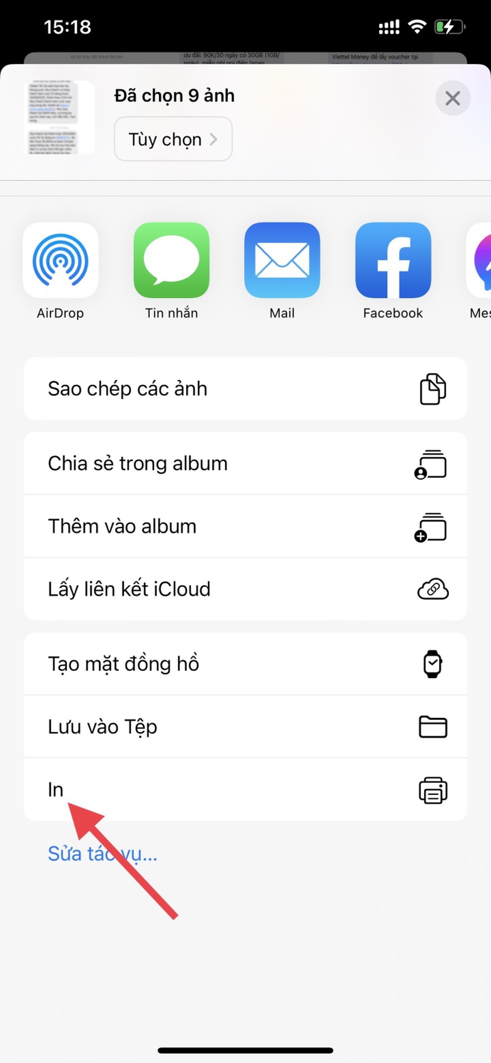 Cách in tin nhắn văn bản từ iPhone - Ảnh 5.