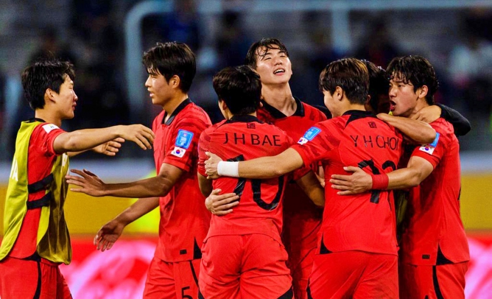 U20 Hàn Quốc xuất sắc vào tứ kết VCK U20 World Cup 2023 - Ảnh 1.