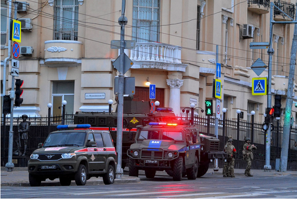 Nga tố lực lượng Wagner nổi loạn: TP Voronezh kích hoạt chế độ chống khủng bố - Ảnh 3.