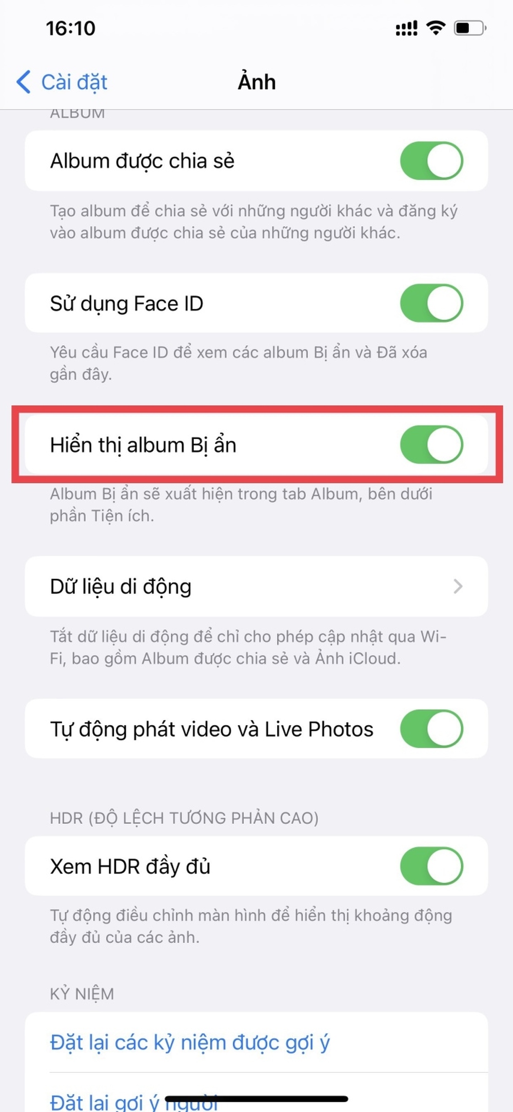 Cách ẩn hình ảnh trên iPhone không cần ứng dụng - Ảnh 6.