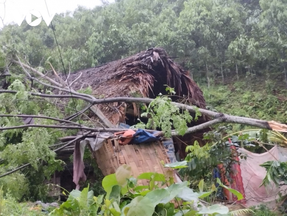 Nhà dân ở Sơn La, Yên Bái bị gió lốc thổi tung mái, 1 người mất tích - Ảnh 3.