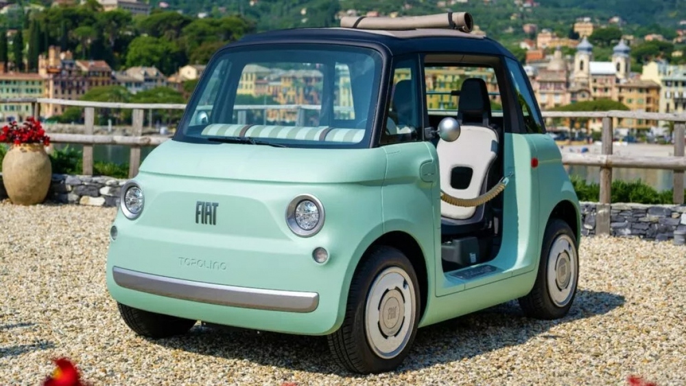 Fiat hé lộ ô tô điện cỡ nhỏ với thiết kế xinh xắn đậm chất hoạt hình - Ảnh 1.