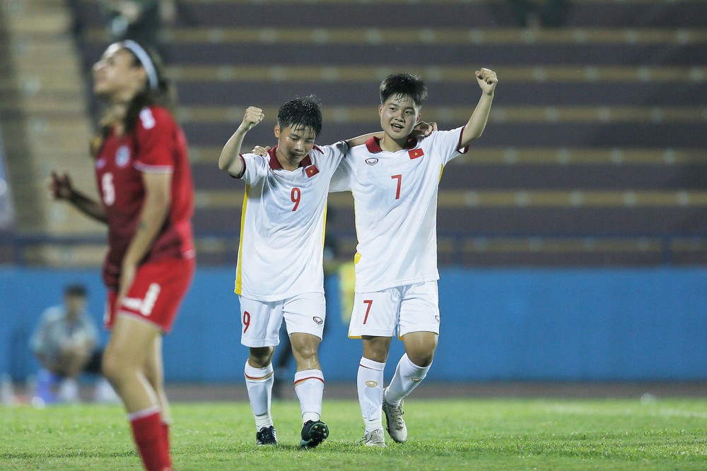 Thắng đậm đội bóng Tây Á, tuyển trẻ Việt Nam sớm giành vé dự giải vô địch châu Á - Ảnh 2.