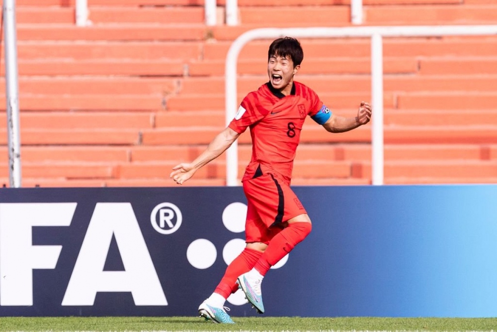 Sao trẻ U20 Hàn Quốc dẫn đầu thông số ấn tượng tại U20 World Cup 2023 - Ảnh 1.
