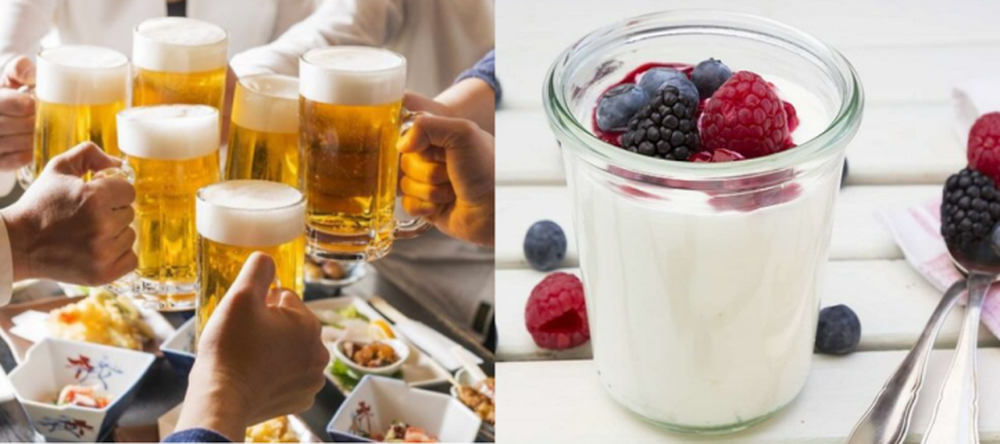 Ăn sữa chua trước khi uống rượu có tác dụng gì? - Ảnh 1.