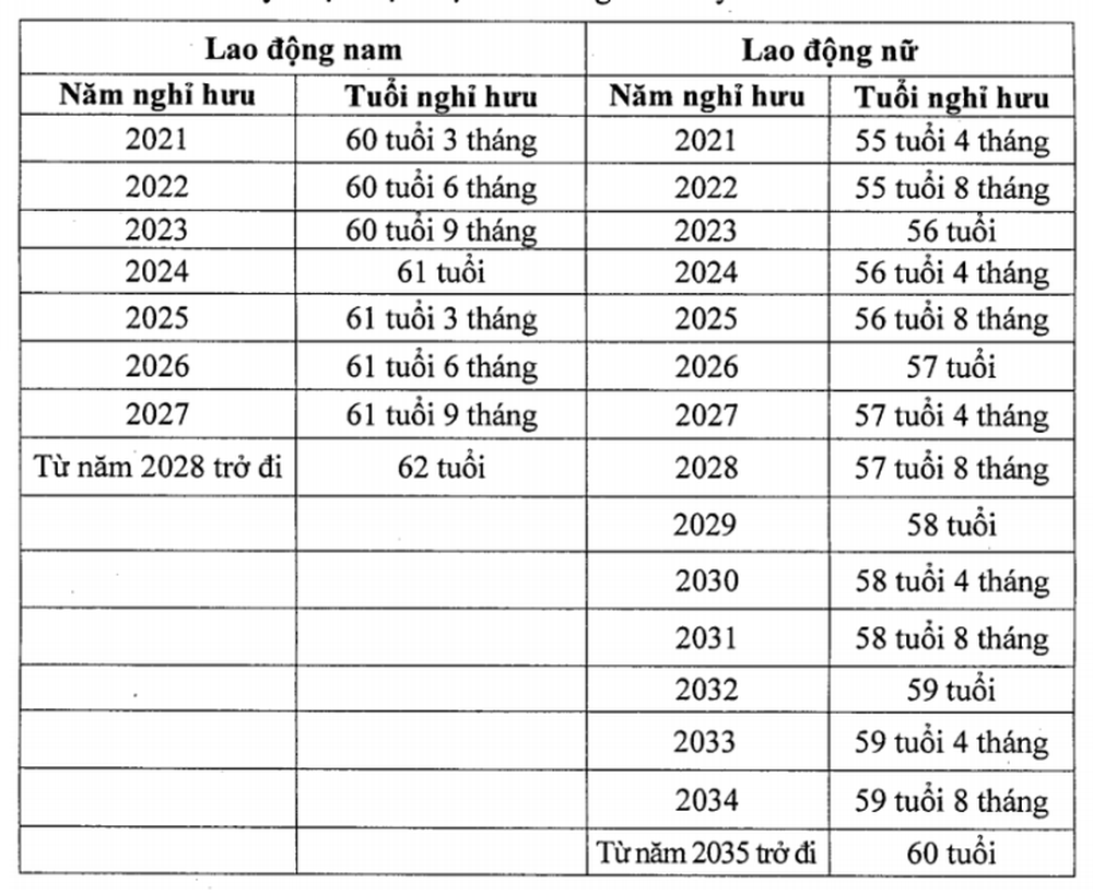 Quy định về tuổi nghỉ hưu của người lao động năm 2023 - Ảnh 1.