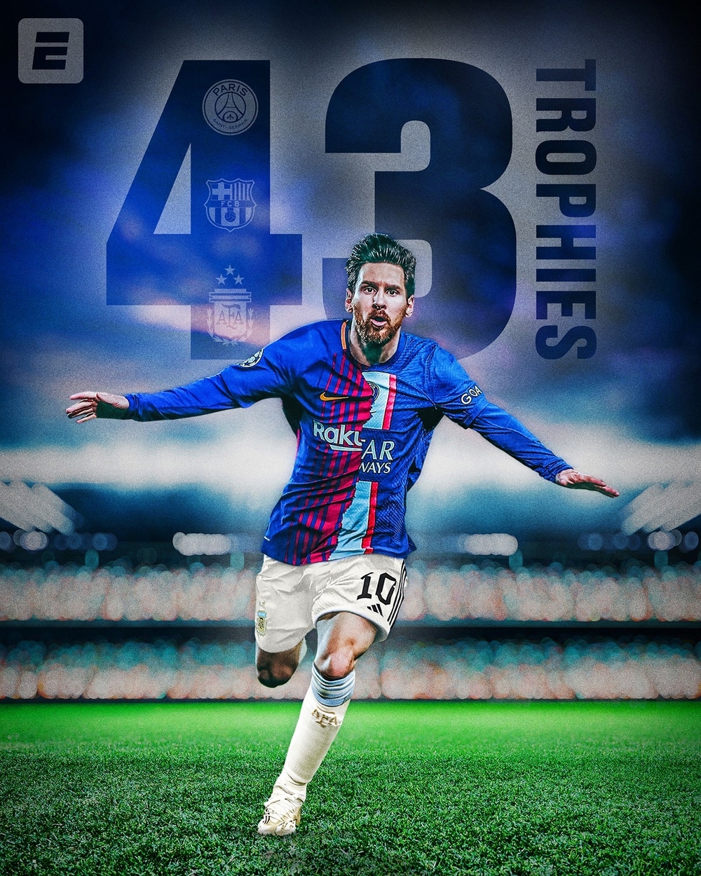Biếm họa 24h: Messi mang theo bộ sưu tập danh hiệu đồ sộ sang Mỹ chơi bóng - Ảnh 2.