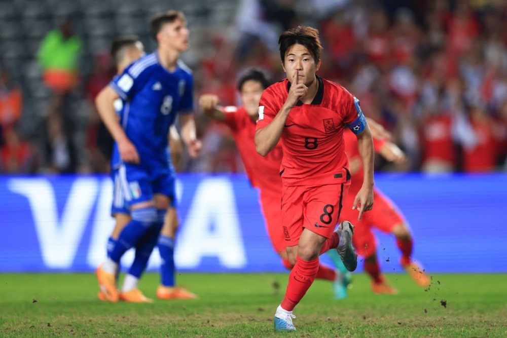 U20 Hàn Quốc gục ngã ở bán kết U20 World Cup 2023 vì siêu phẩm phút 86 - Ảnh 1.