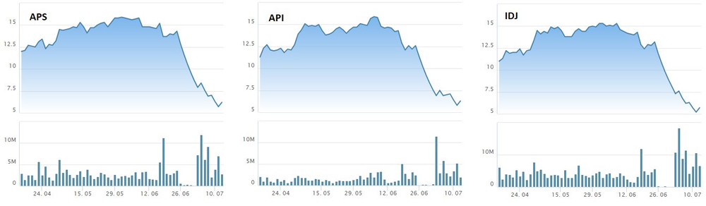  Cổ phiếu họ Apec bất ngờ tăng kịch trần sau chuỗi giảm sâu mất gần 60% thị giá  - Ảnh 3.