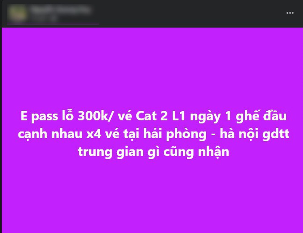 Ê chề vì ôm vé BlackPink tại Hà Nội, bán lại không ai mua - Ảnh 1.