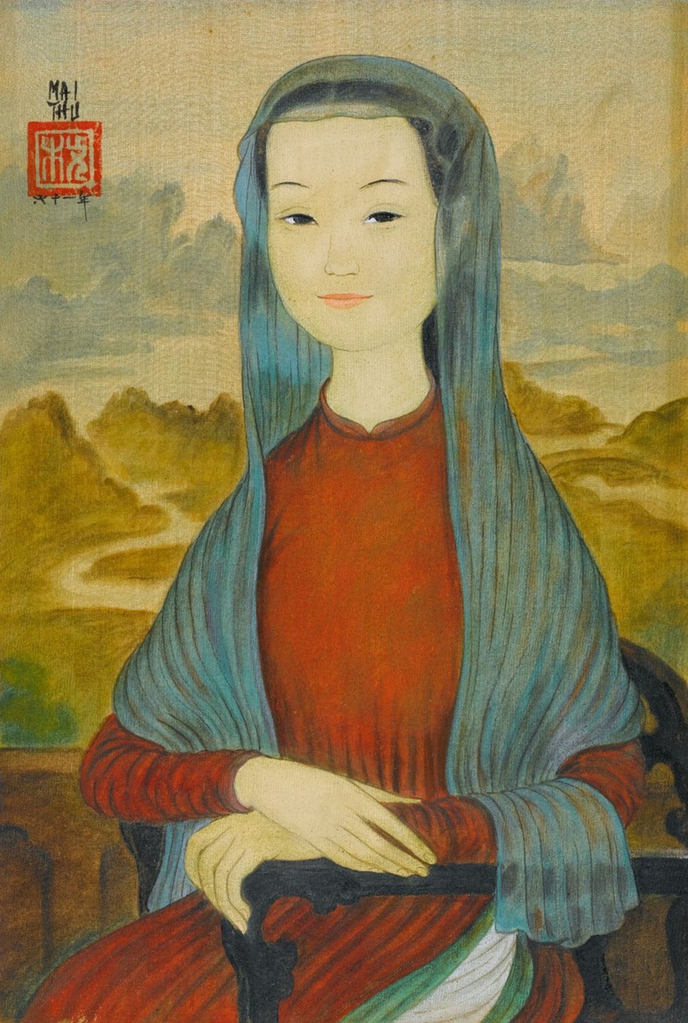 Chuyện ít biết về 3 phiên bản Mona Lisa Việt Nam - Ảnh 1.