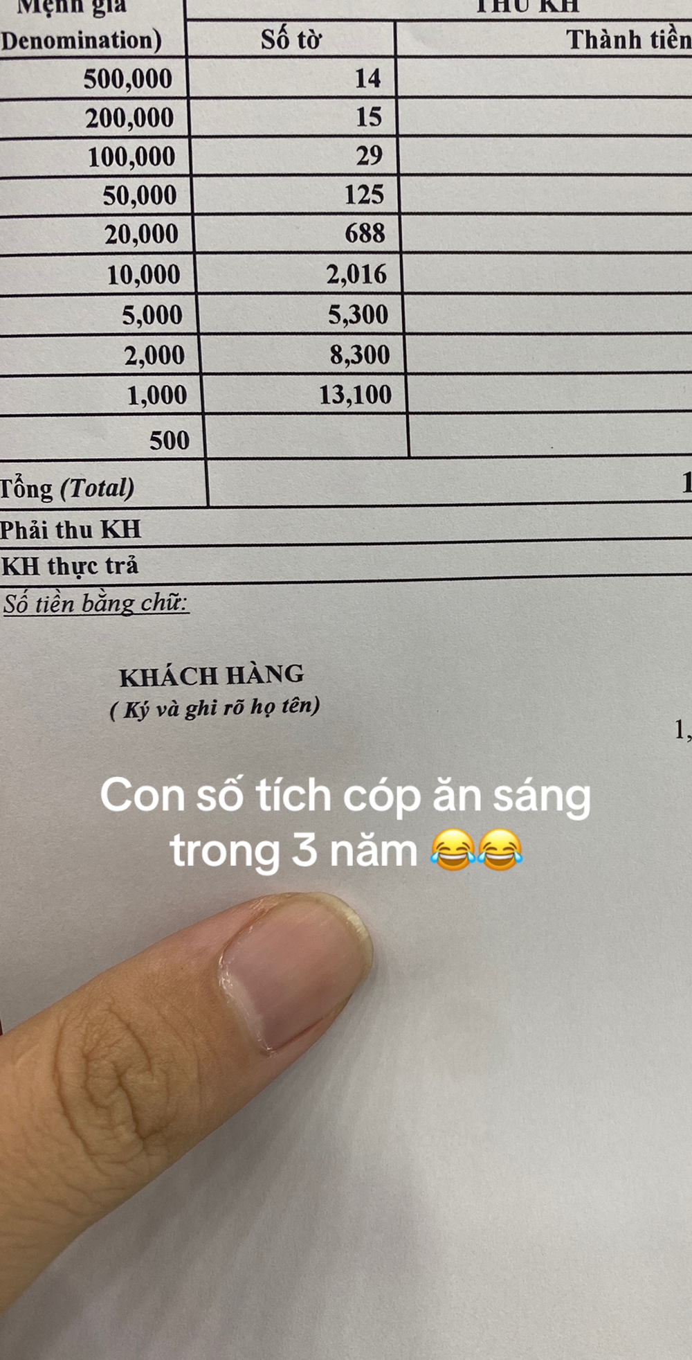 Thanh niên vác bao tải tiền lẻ ‘3 năm tiết kiệm ăn sáng’ tới ngân hàng, con số gây bất ngờ