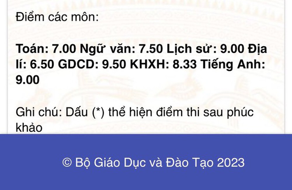 Diễn viên nhí Vbiz đạt 3 môn trên 9 điểm trong kỳ thi tốt nghiệp THPT 2023 - Ảnh 1.