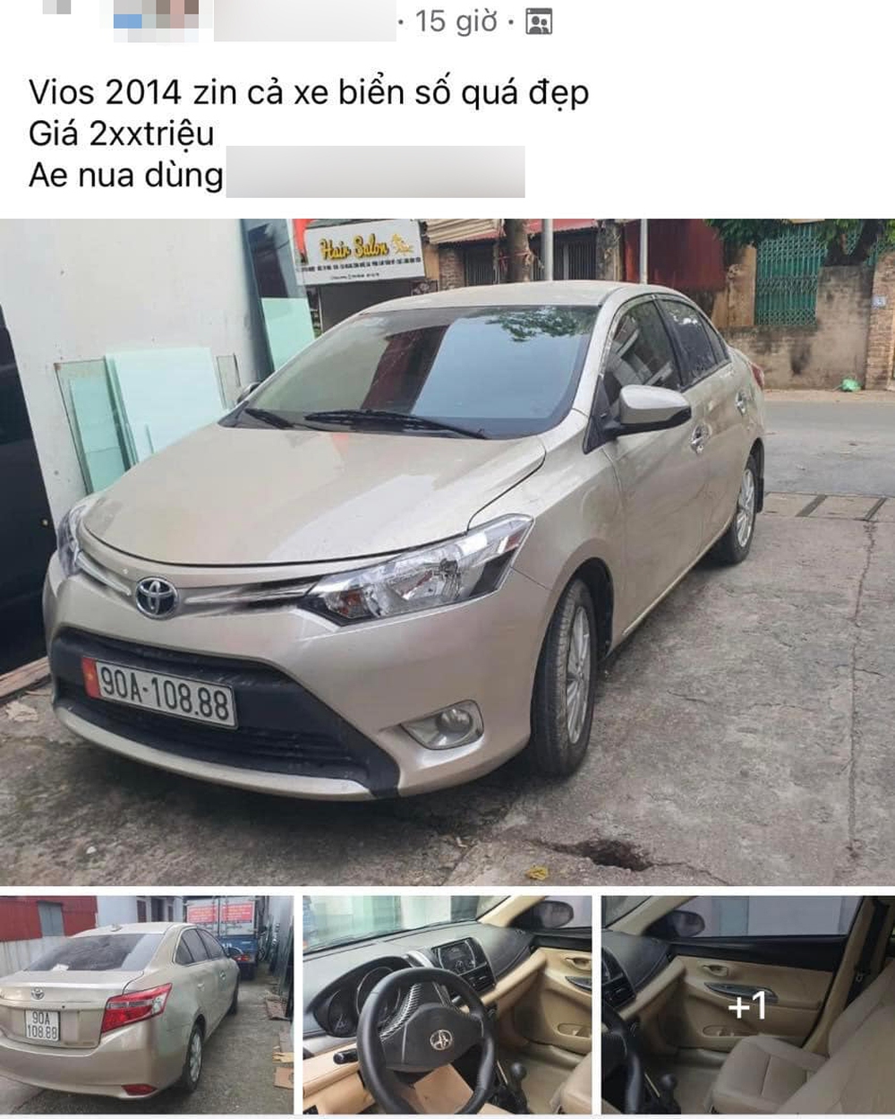 Rao Toyota Vios 2014 zin cả xe giá 230 triệu, người bán bị nghi ngờ lừa dối sau loạt ảnh xe tai nạn nát bét với biển số giống hệt - Ảnh 1.