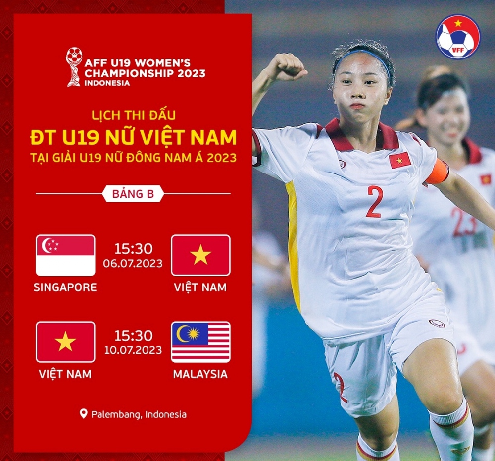 Lịch thi đấu U19 nữ Việt Nam tại U19 nữ Đông Nam Á 2023: Mơ về chức vô địch - Ảnh 1.