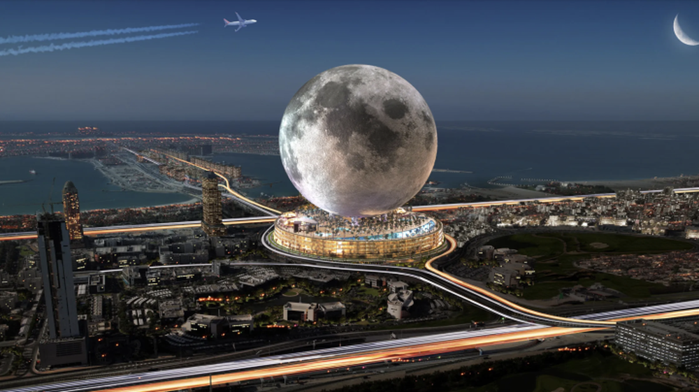 Tòa nhà hình Mặt trăng y như thật, chi phí xây dựng tới 5 tỷ USD - Ảnh 1.