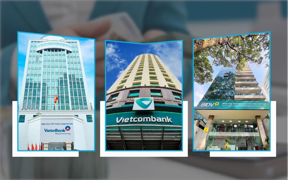 Vietcombank, VietinBank và BIDV lãi 2 tỷ USD trong nửa đầu năm - Ảnh 1.