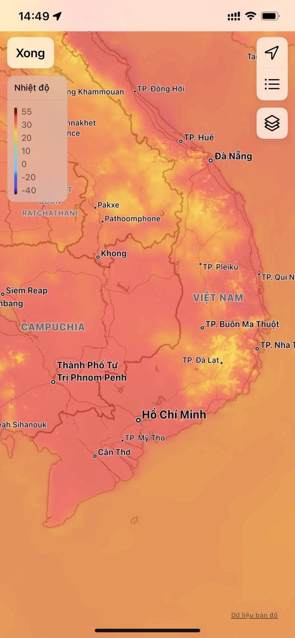 Cách kiểm tra lượng mưa ngay trên iPhone - Ảnh 8.