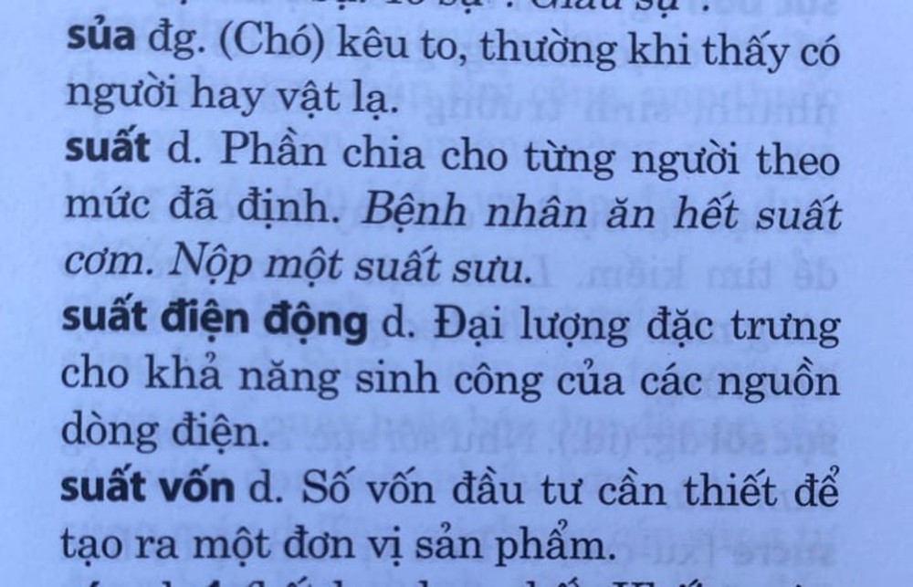 Cơm suất chứ không phải là cơm xuất - Ảnh 2.