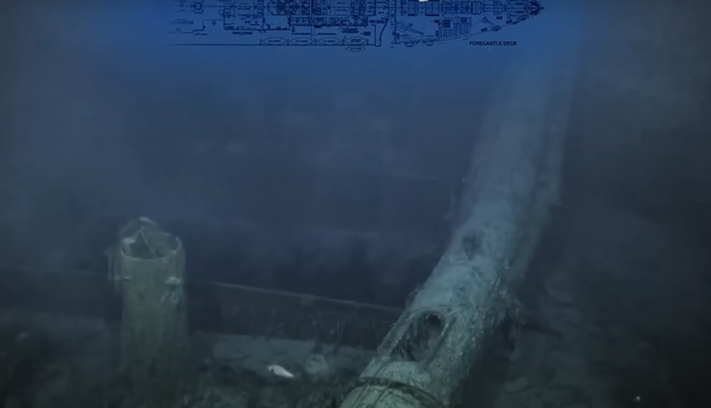 Cảnh hoang tàn của xác tàu Titanic ở độ sâu gần 4.000m dưới đại dương - Ảnh 9.