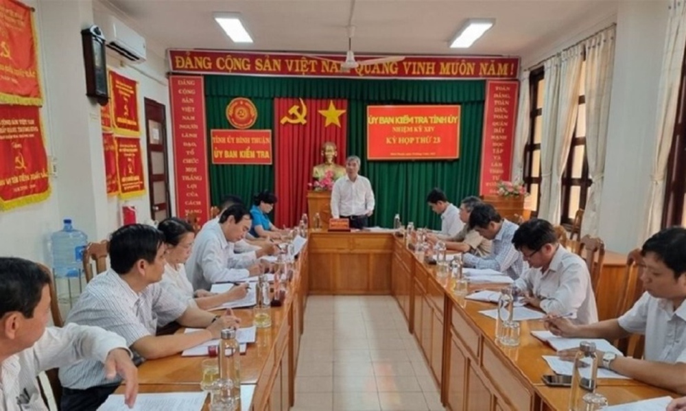 Bình Thuận: Kỷ luật, khai trừ nhiều đảng viên sai phạm - Ảnh 1.