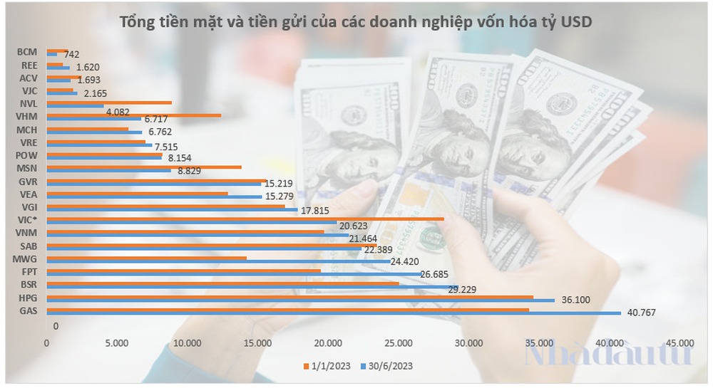  Núi tiền của nhóm doanh nghiệp vốn hóa tỷ USD  - Ảnh 1.