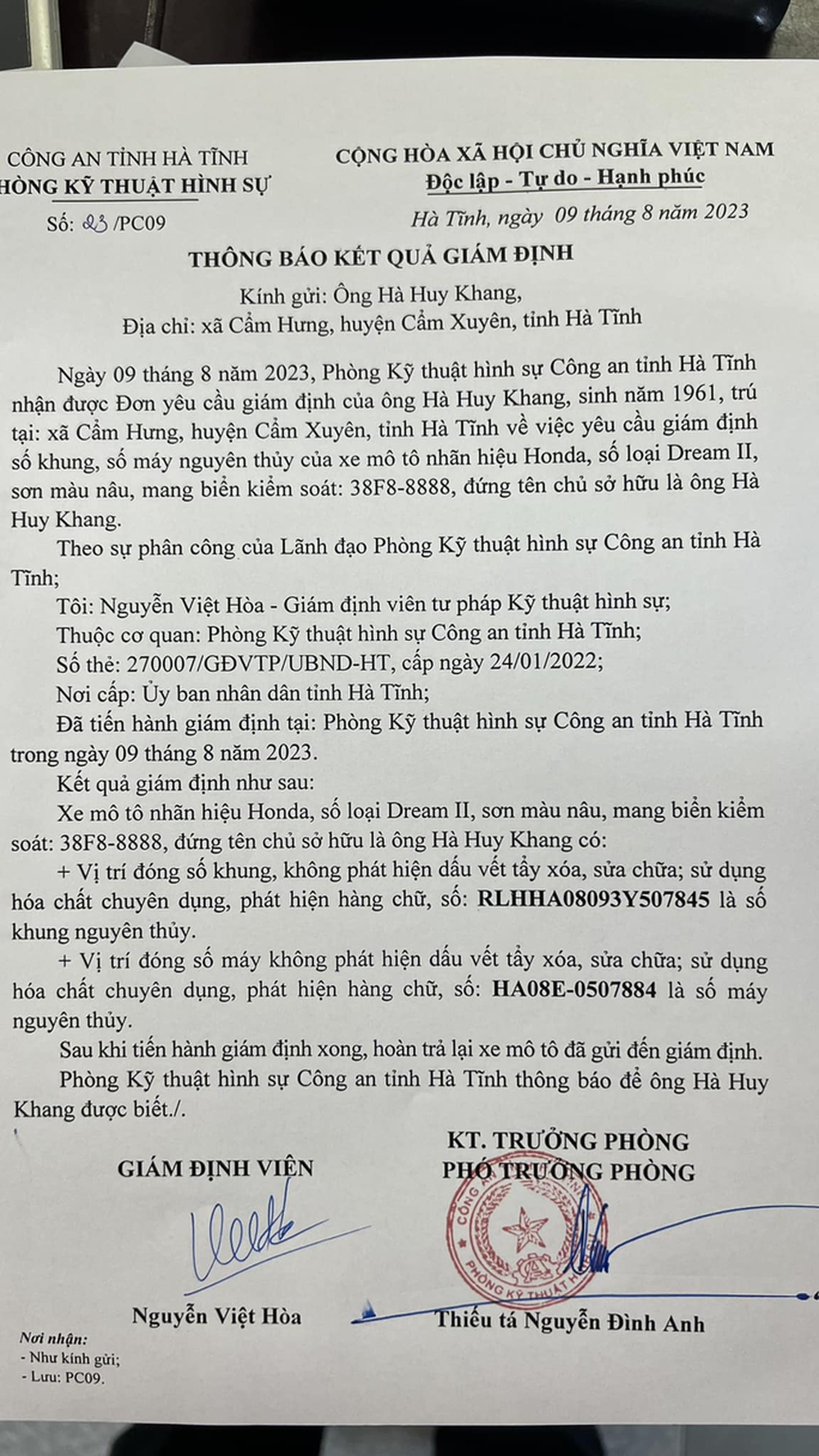 Tình tiết mới vụ 2 người cùng khẳng định là chủ nhân biển số xe tứ quí 8888 - Ảnh 3.