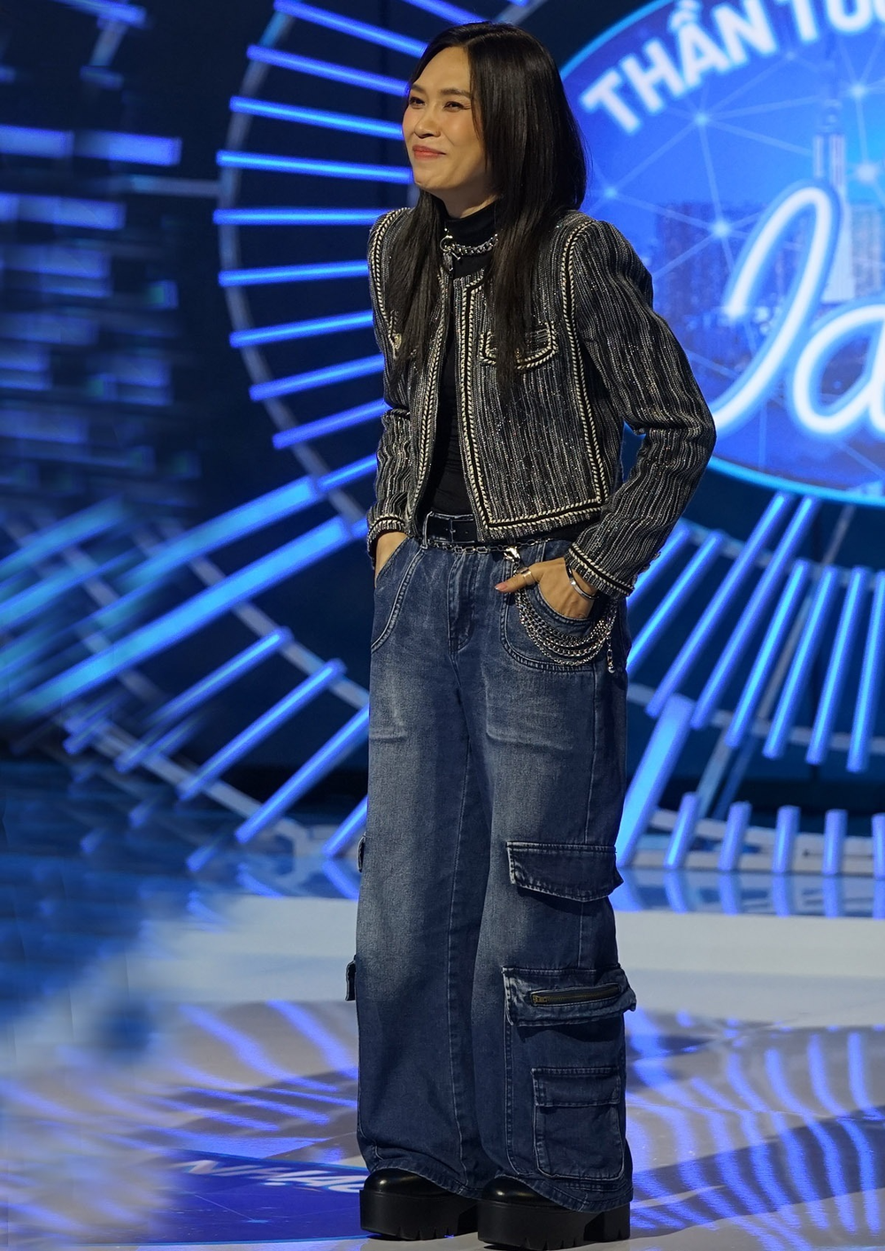 Mỹ Tâm tại Vietnam Idol 2023: Mãn nhãn từ nhan sắc tuổi 42 đến phong cách thời trang qua mỗi tập - Ảnh 12.