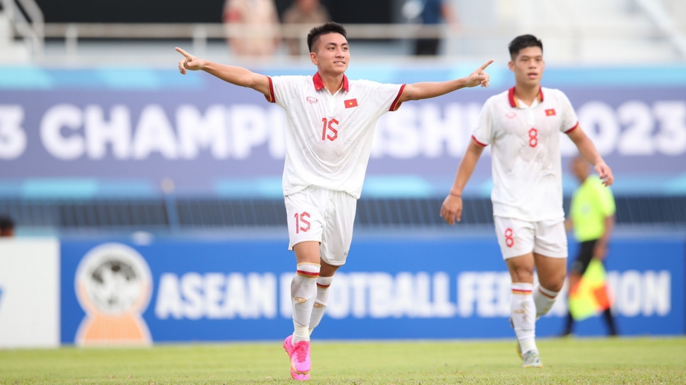 Tiền đạo U23 Việt Nam được BTC giải U23 Đông Nam Á 2023 vinh danh - Ảnh 1.