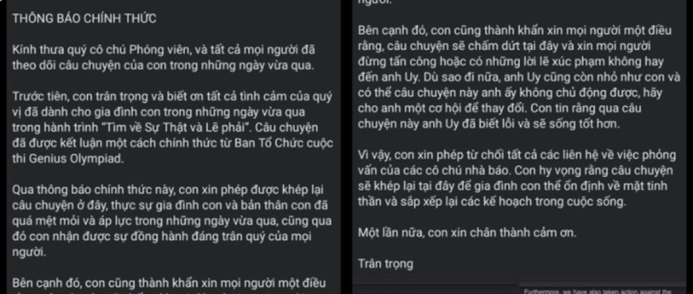 Nữ sinh TP.HCM bị đánh cắp bài thi ở Genius Olympiad: Kỷ luật giáo viên Trường THPT Gia Định - Ảnh 1.