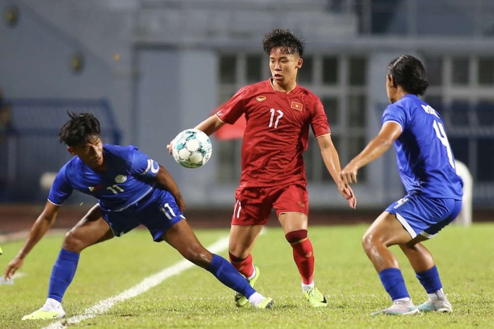 Trực tiếp bóng đá U23 Việt Nam vs U23 Philippines vòng bảng U23 Đông Nam Á 2023 - Ảnh 1.