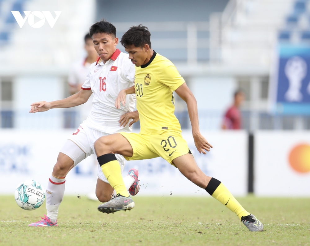TRỰC TIẾP U23 Việt Nam 3 - 1 U23 Malaysia: Hớ hênh hàng thủ - Ảnh 1.