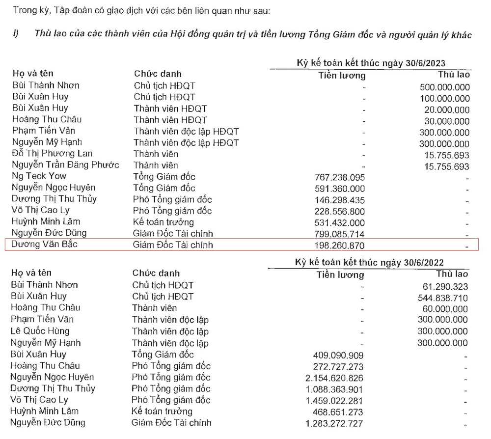 Cựu lãnh đạo Đất Xanh được đề cử làm Giám đốc Tài chính Novaland, nửa đầu năm đã được trả gần 200 triệu thù lao - Ảnh 2.