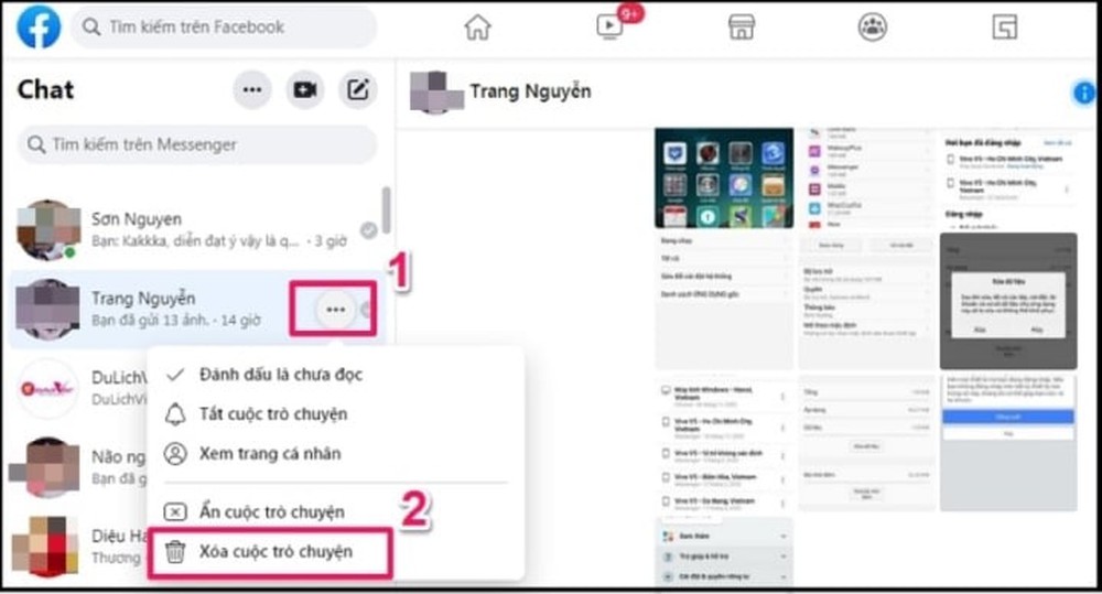 Cách xóa nhiều tin nhắn trên Messenger cùng lúc đơn giản và hiệu quả - Ảnh 3.