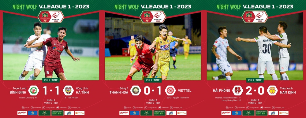 Kết quả V-League 2023: Viettel FC thắng Thanh Hoá, Hải Phòng FC hạ gục Nam Định - Ảnh 2.